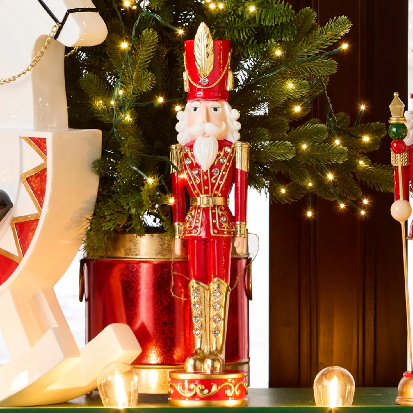 Raz Imports Raz 16.75" Santa Red Nutcracker Christmas Figure 4511783 Online