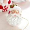 Raz Imports Raz 6.5" Santa with Glasses Glass Christmas Ornament 4352897 Discount