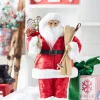 Raz Imports Raz 18" Santa with Skis Christmas Figure 4315524 Clearance