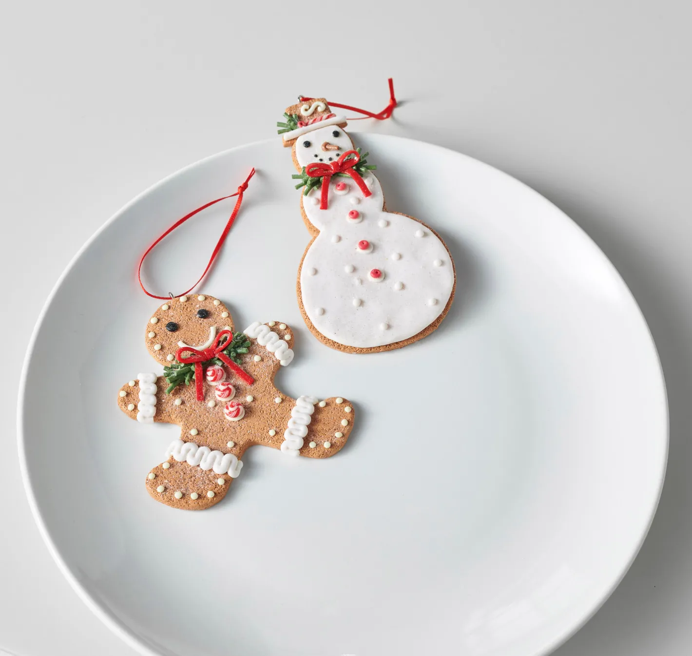 Raz Imports Raz 5" Set of 2 Gingerbread Cookie Christmas Ornament 4116521 Discount