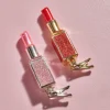 Raz Imports Raz 4.75" Set of 2 Pink and Red Lipstick Clip On Glass Christmas Ornament 4552955
