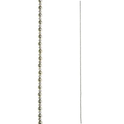 Raz Imports Raz 6' Silver and Gold Beaded Christmas Tree Garland G4513610 Best
