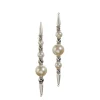 Raz Imports Raz 7" Silver Pearl Strand Christmas Ornament Set of 2 4416226 Clearance