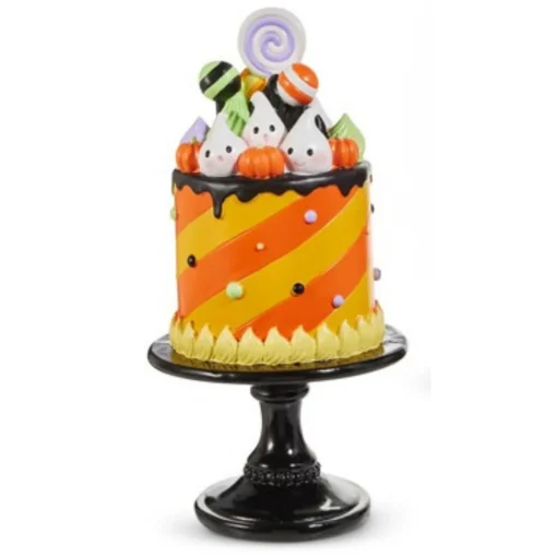 Raz Imports Raz 12" Spooky Cake Halloween Decoration 4510317 New