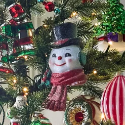 Raz Imports Raz 7" The Magic of Christmas Snowman Head Ornament 4519224 Best