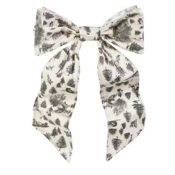 Raz Imports Raz 18" Through the Woods Wired Clip On Bow Christmas Decoration 4520948 Outlet