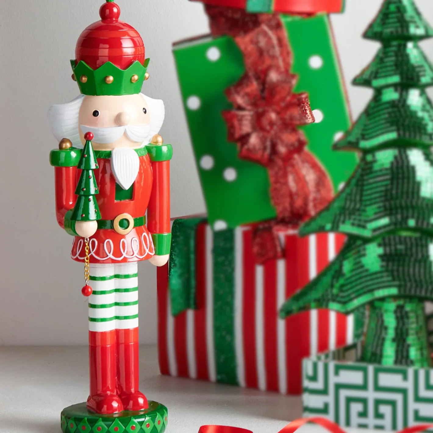 Raz Imports Raz 16" Traditional Nutcracker Christmas Figure 4510302 Sale