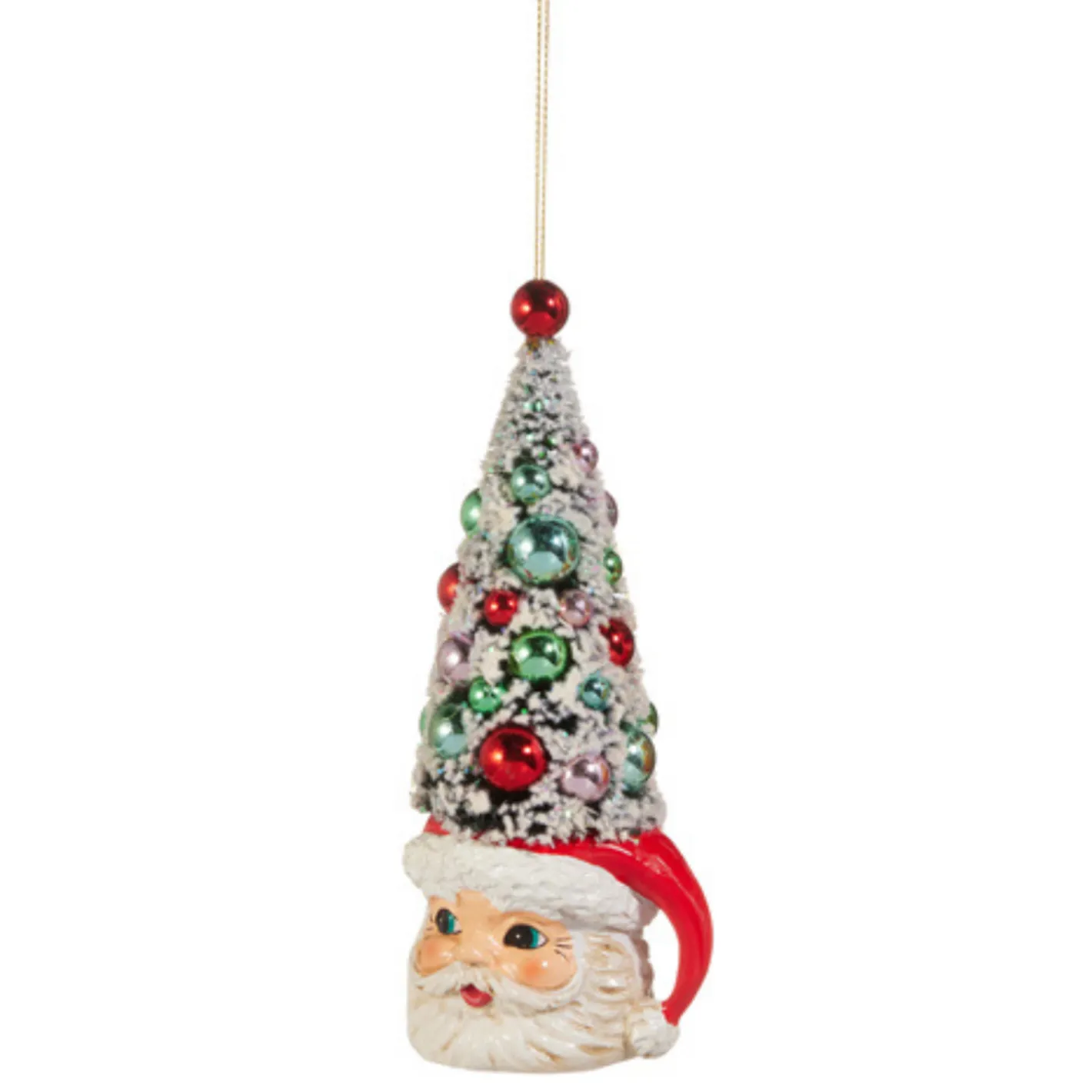 Raz Imports Raz 6" Tree In Santa or Reindeer Mug Christmas Ornament 4520098 Outlet