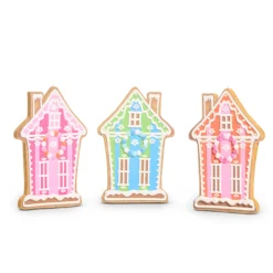 Raz Imports Raz 12" Vivid Jolly Gingerbread House Christmas Ornament 4516579 New