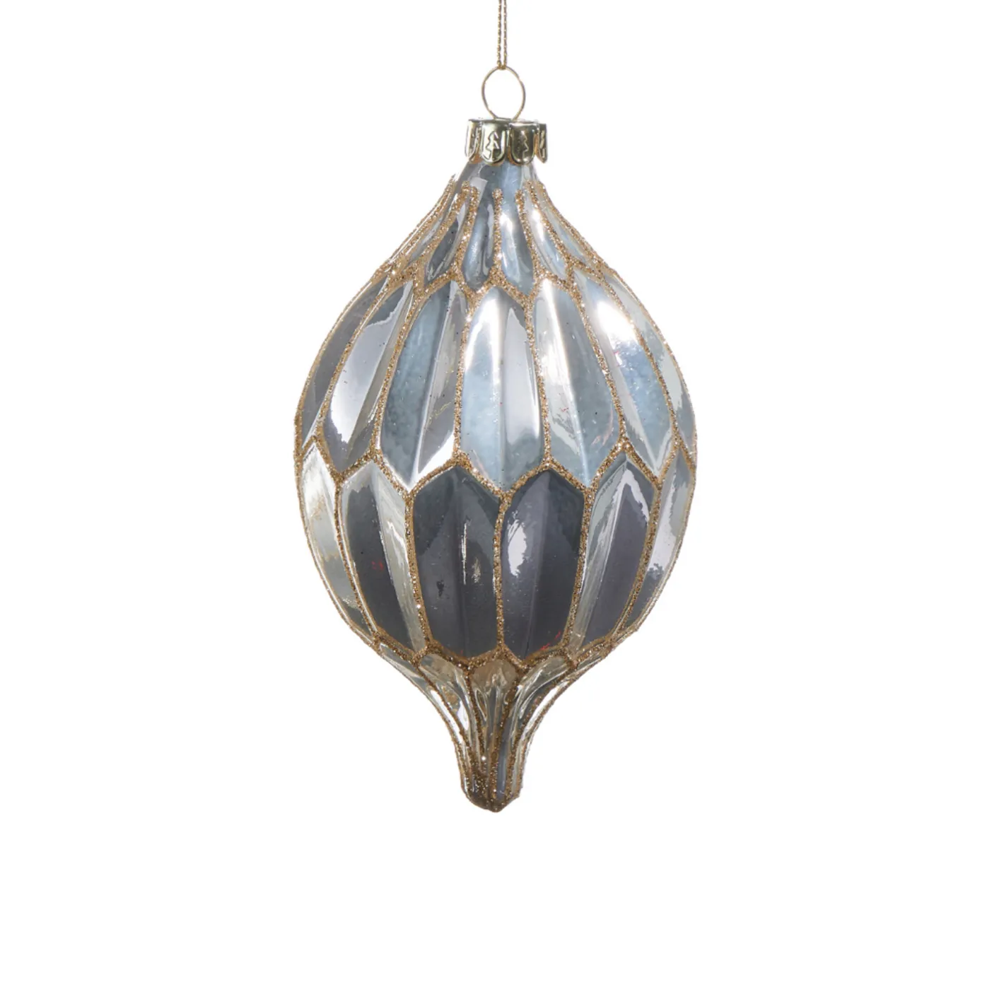 Raz Imports Raz 4" White Pearlescent Glass Ball or Final Christmas Ornament 4522896 Hot