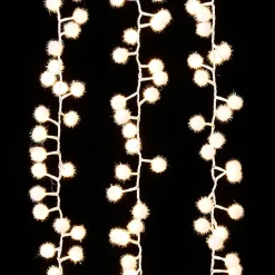 Raz Imports Raz 8' White Snowball LED Snake Light Christmas Lights L4037022 Sale