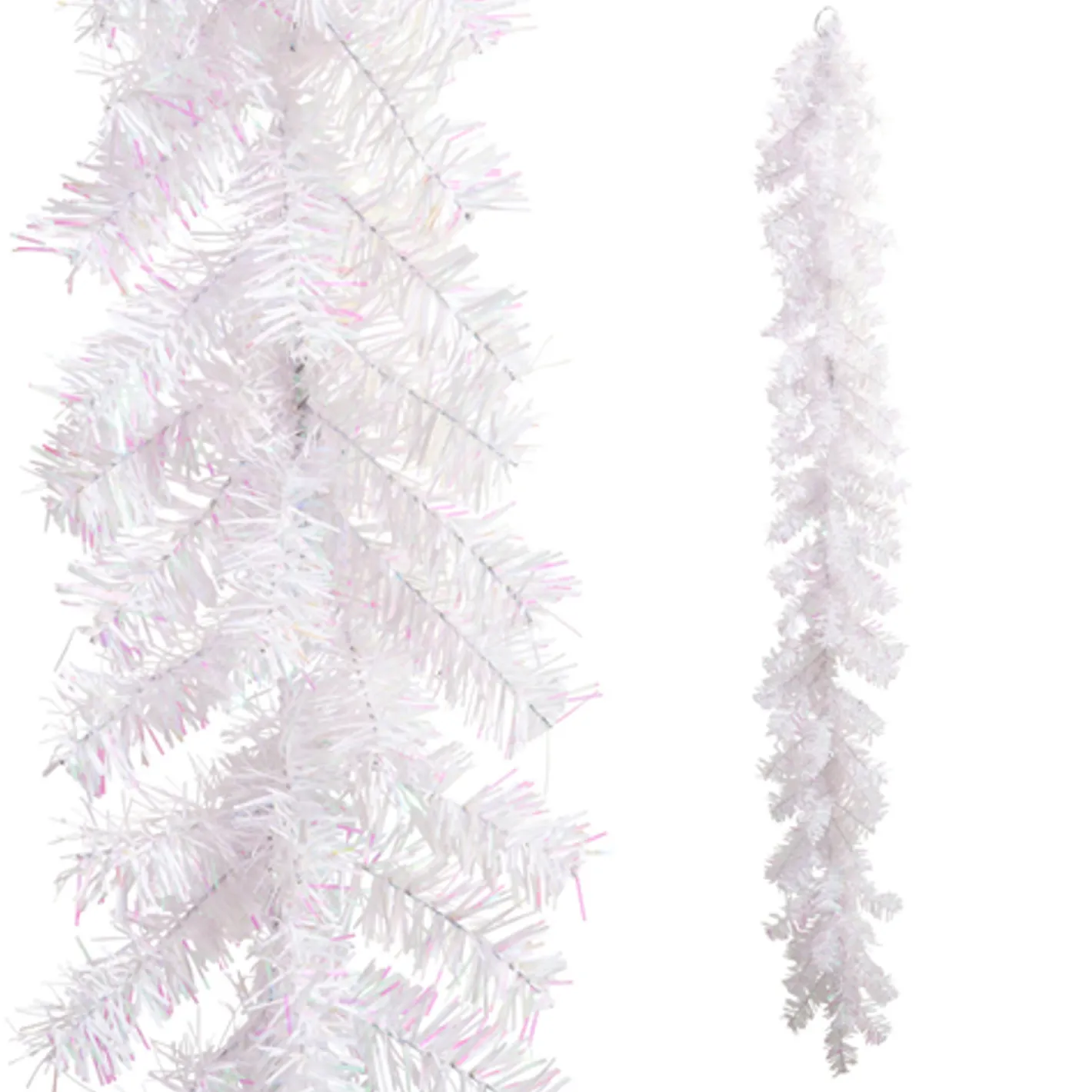 Raz Imports Raz 6' White Tinsel Christmas Garland G4402267 Best