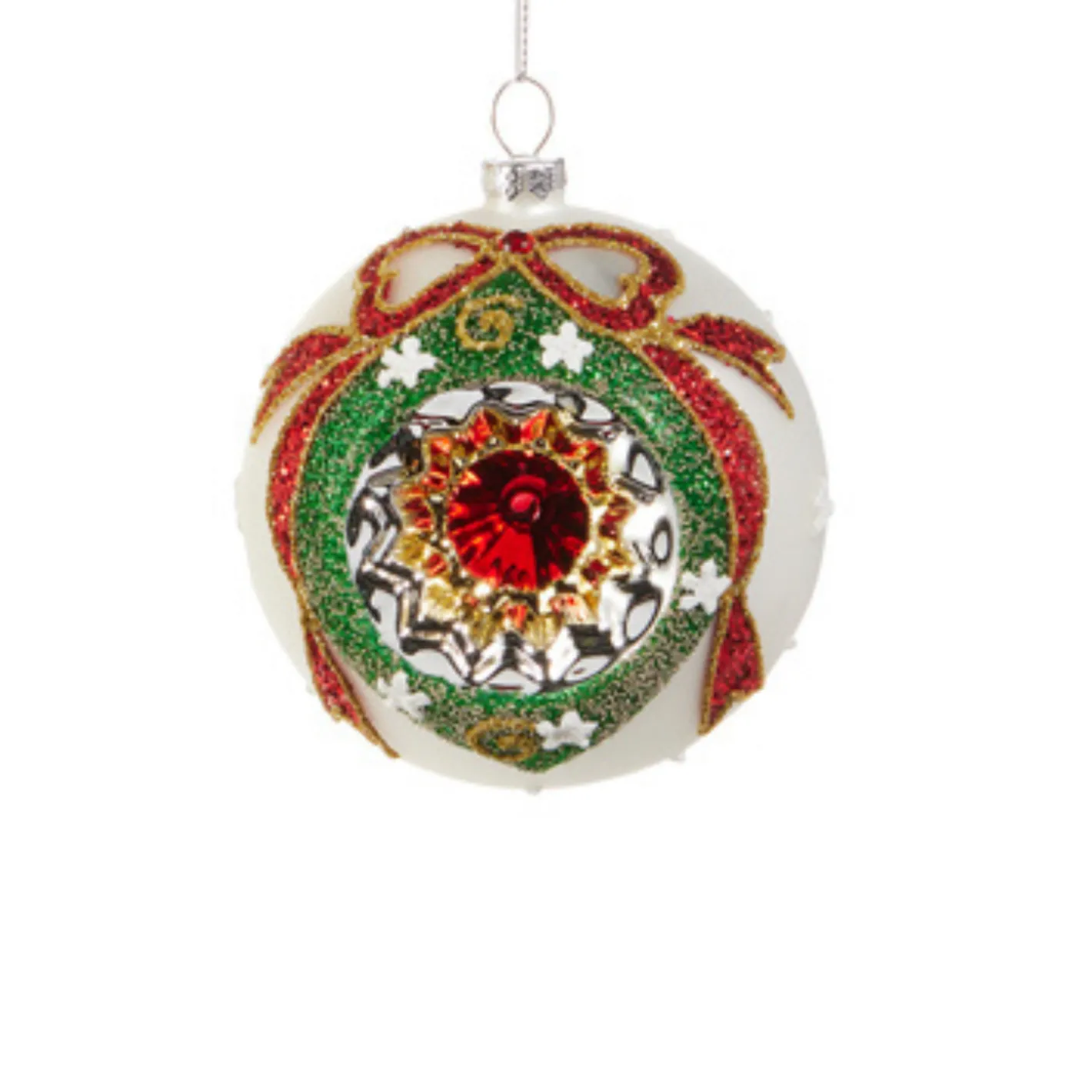 Raz Imports Raz 3.5" Witcheye with Bow Glass Christmas Ornament 4520910 New