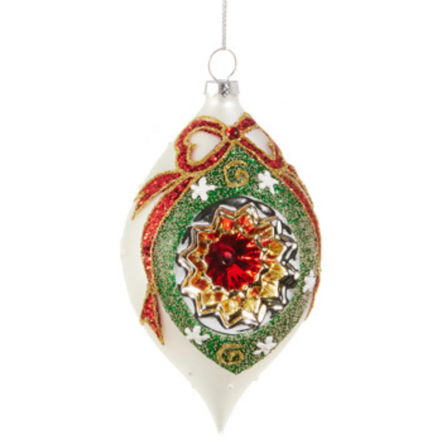 Raz Imports Raz 3.5" Witcheye with Bow Glass Christmas Ornament 4520910 New