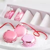 Raz Imports Raz Box Pink Macaroon Glass Christmas Ornaments Set of 5 4422910 Best