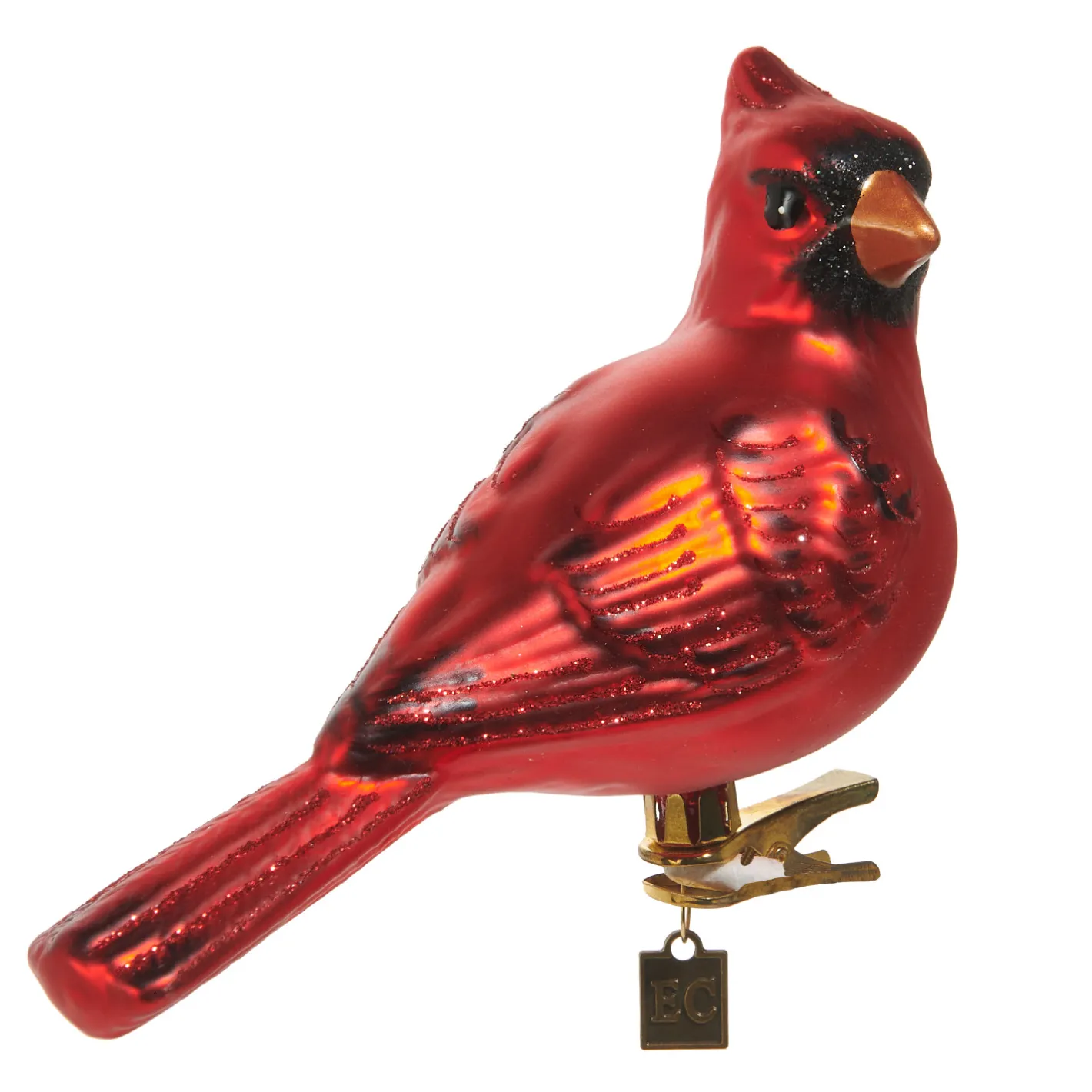 Raz Imports Raz Eric Cortina 6" Cardinal Clip On Glass Christmas Ornament 4553181 Best