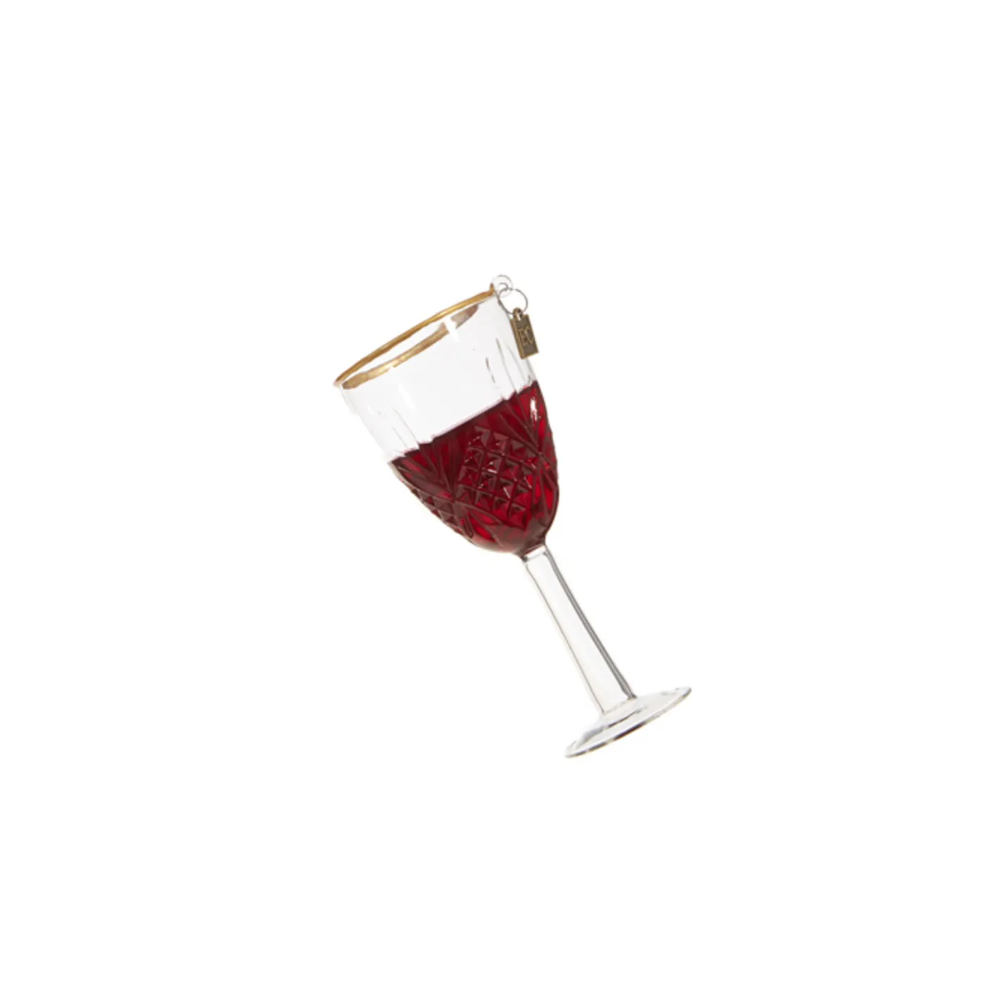 Raz Imports Raz Eric Cortina 5.5" Elegant Red or White Wine Glass Christmas Ornament 4353122 Online
