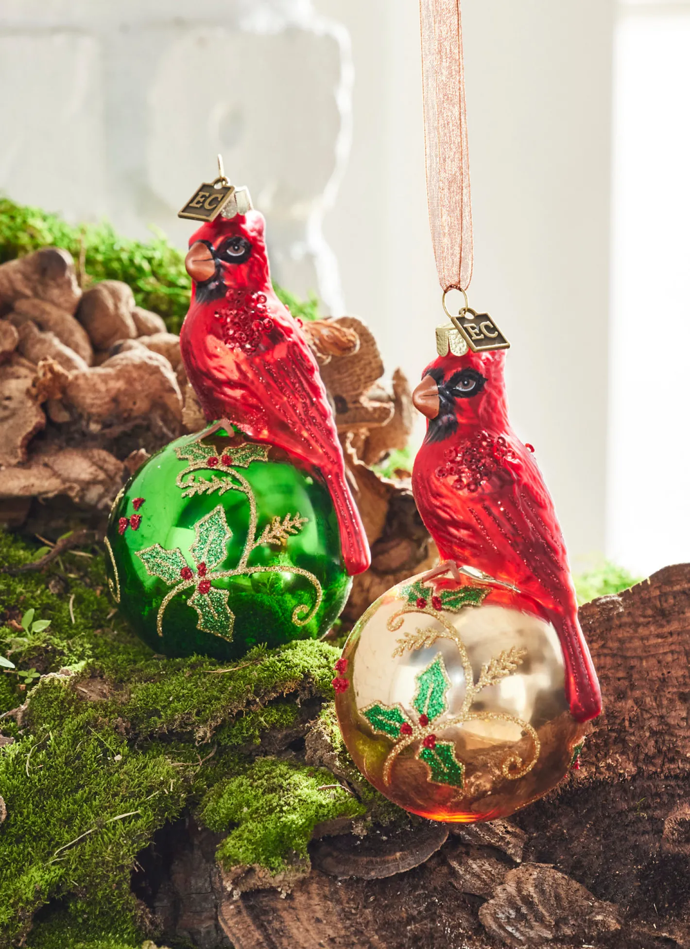 Raz Imports Raz Eric Cortina 5" Elegant Cardinal Glass Christmas Ornament 4353115 Hot