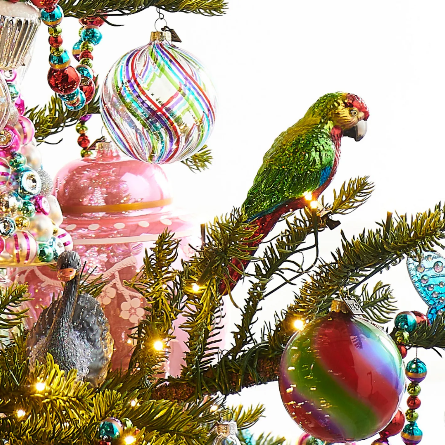 Raz Imports Raz Eric Cortina 3" Rainbow Marble Ball Glass Christmas Ornament 4553141 Online