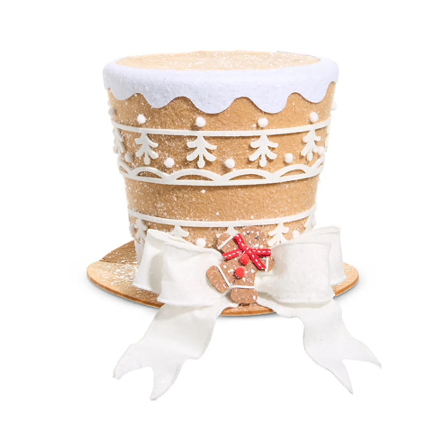 Raz Imports Raz Gingerbread Top Hat Christmas Decoration