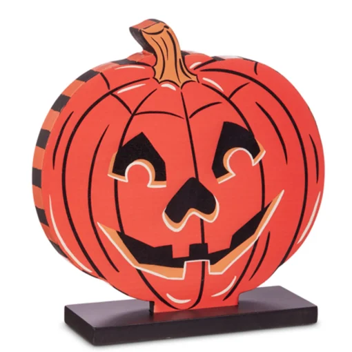 Raz Imports Raz Jack O Lantern, Scaredy Cat, or Owl Block Cut Out Standing Halloween Sign Outlet