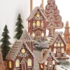 Raz Imports Raz Lighted Sprinkle Gingerbread House Christmas Decoration