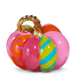 Raz Imports Raz Multicolor High Gloss Pumpkin Halloween Decoration Best