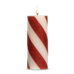 Raz Imports Raz Red and White Striped Flameless Candle Best
