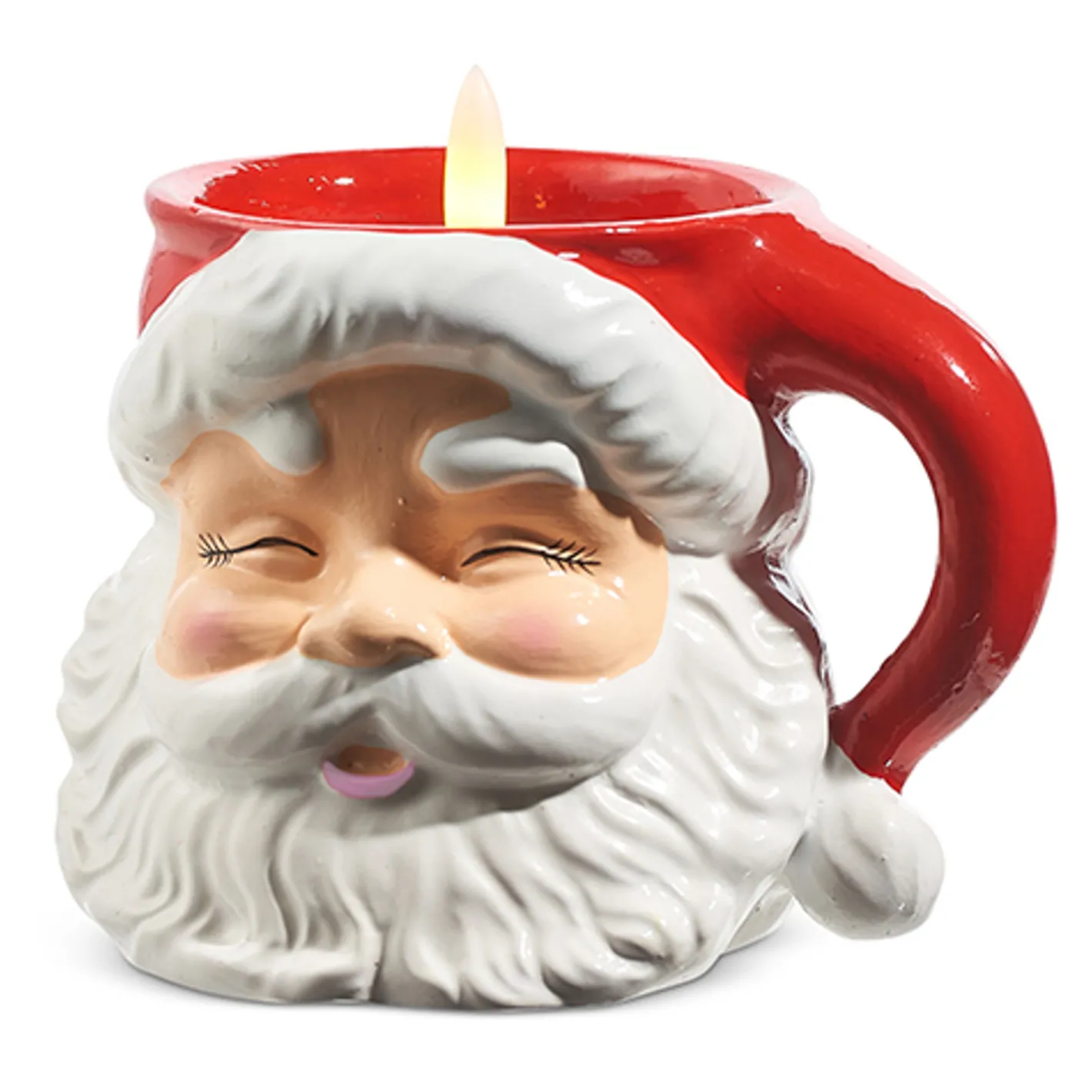 Raz Imports Raz Santa or Snowman Battery Operated Candle Christmas Decoration New