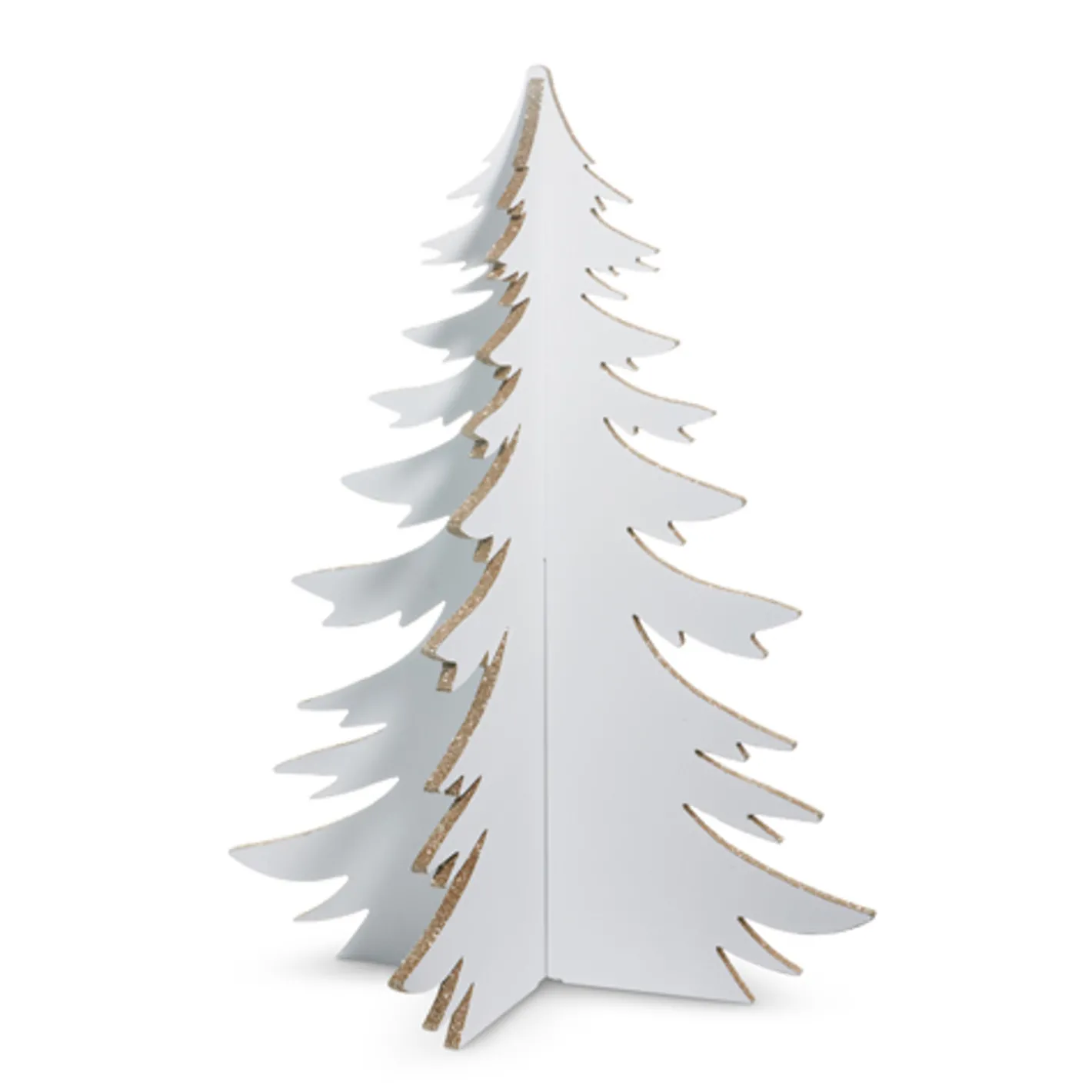 Raz Imports Raz White or Gold 3D Tree Christmas Decoration Online