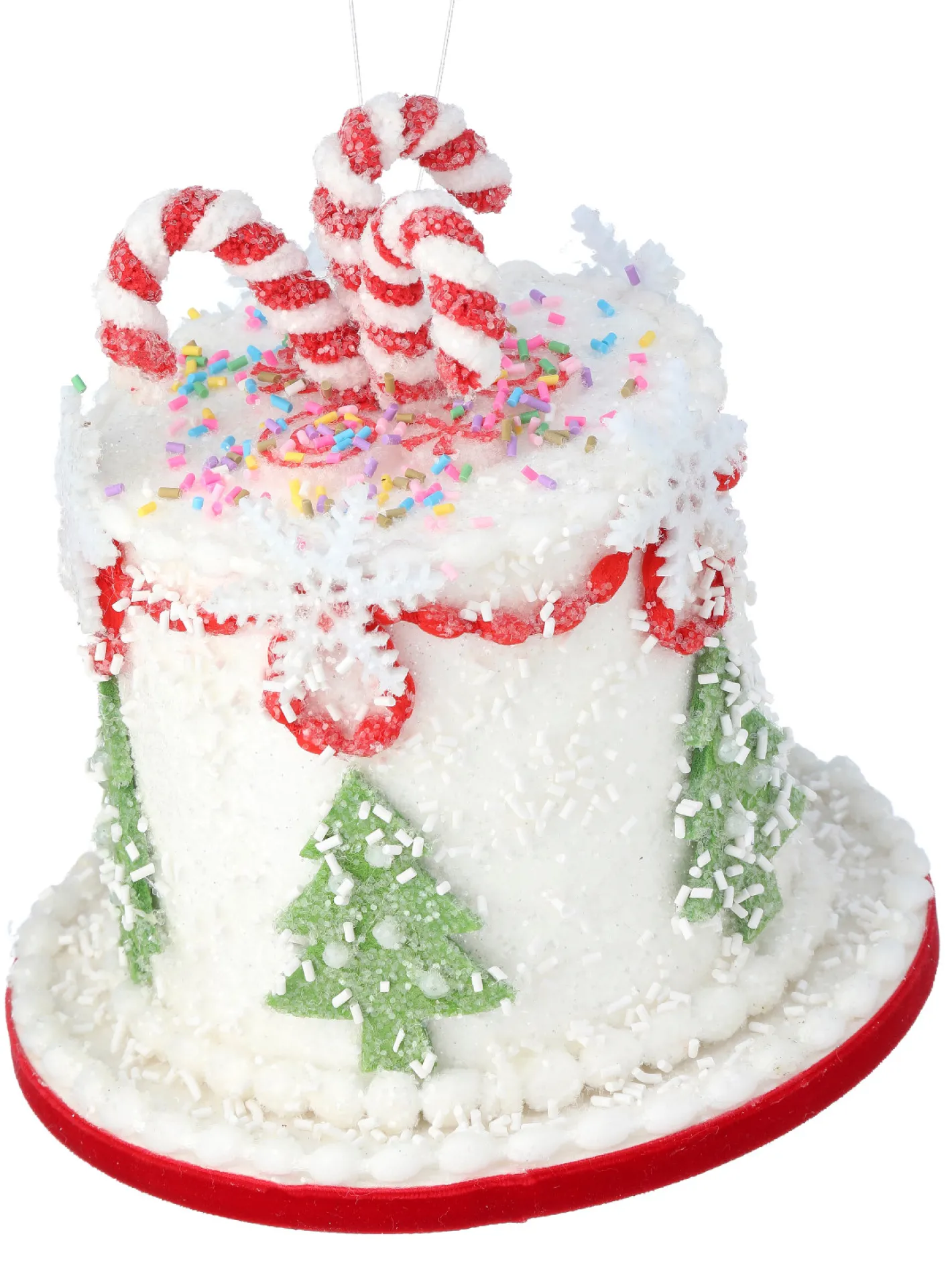 Regency International Regency 7.5" Holiday Sweets Cake Christmas Ornament MTX70545 Best