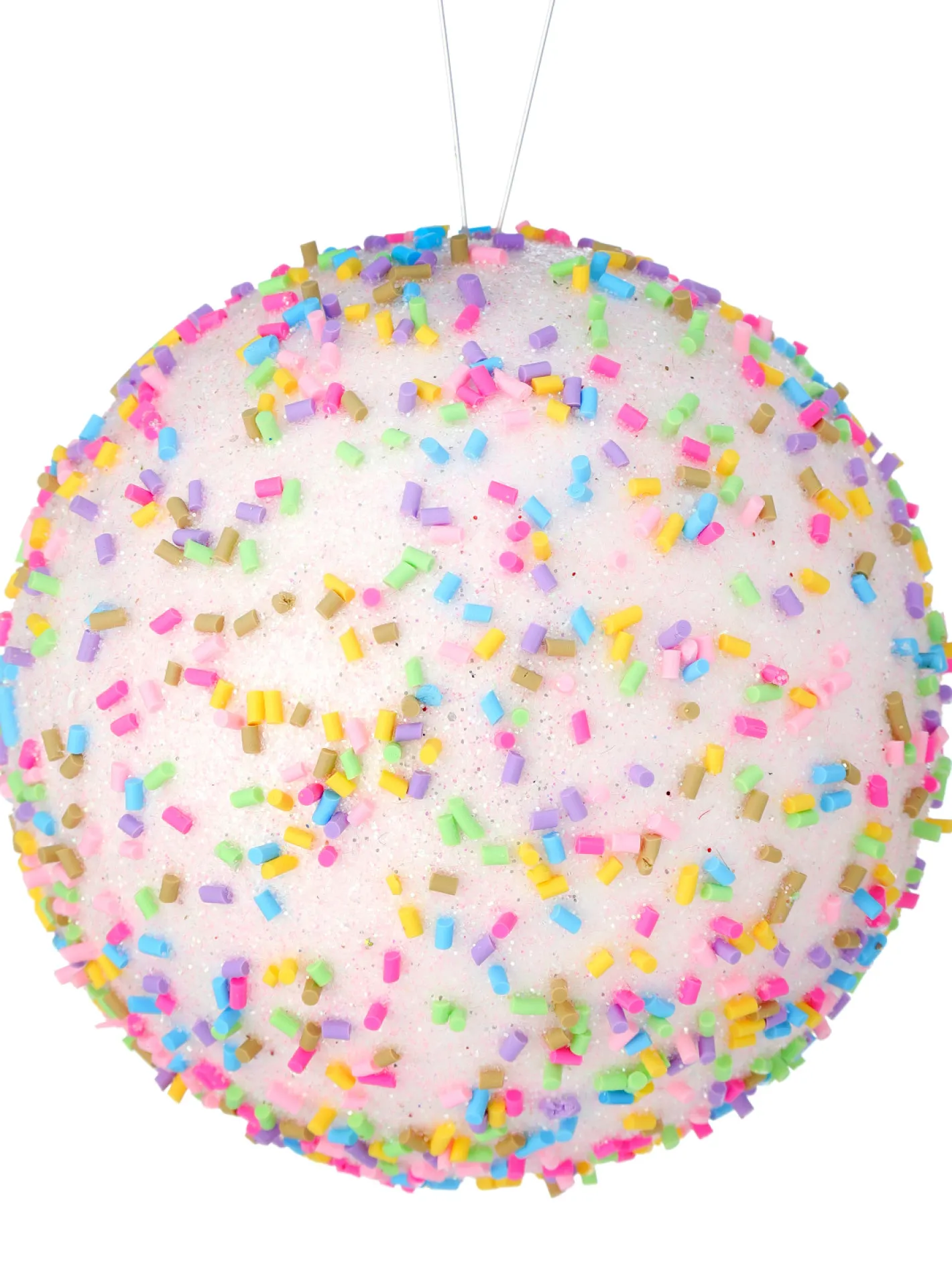 Regency International Regency 4" Rainbow Candy Sprinkles Ball Ornament MTX68953 Online
