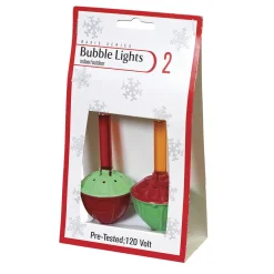 Gerson Set of 2 Replacement Bubble Christmas Light Bulbs 693170 Hot