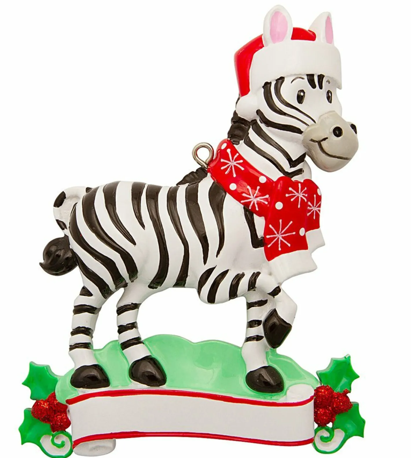 Polar X Zebra Personalized Christmas Ornament OR1850-Z New